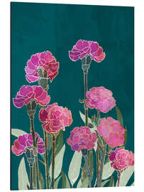 Obraz na aluminium Pink Carnations