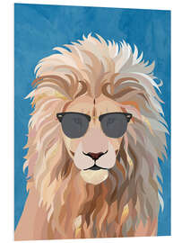 Quadro em PVC Too cool lion