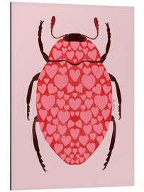 Magnettafel Herzkäfer