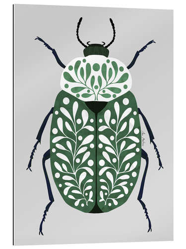 Gallery print Beetle and leaves