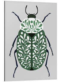 Magnettafel Käfer und Blätter