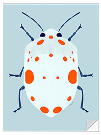 Vinilo para la pared Cute beetle