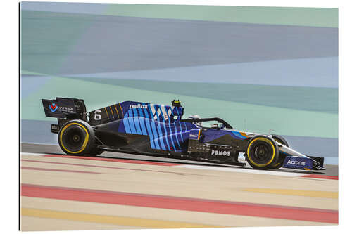 Gallery print Nicholas Latifi, Williams FW43B, 2023