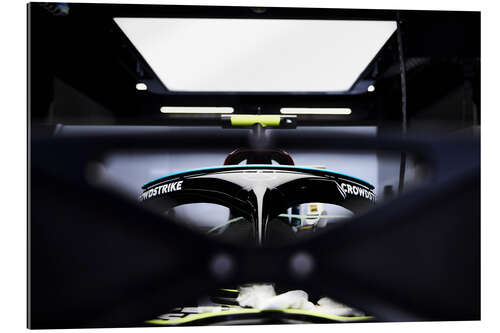 Quadro em plexi-alumínio Car of Valtteri Bottas, Mercedes W12