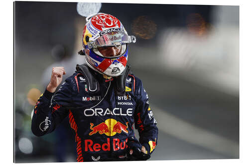 Gallery Print Pole-Mann Max Verstappen im Parc Ferme