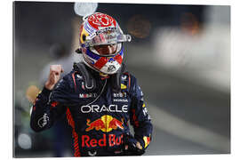 Galleritryk Pole man Max Verstappen in Parc Ferme