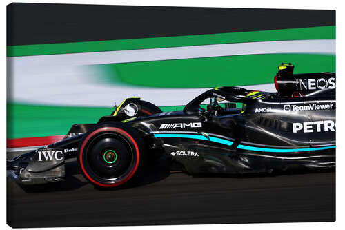 Canvas print Sir Lewis Hamilton, Mercedes, Bahrain GP 2023 I