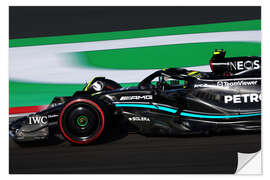 Sticker mural Sir Lewis Hamilton, Mercedes, Bahrain GP 2023 I