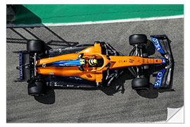 Wall sticker Lando Norris, McLaren, Emilia Romagna GP 2021