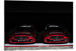 Stampa su plexi-alluminio Mercedes AMG GT-R Safety Car I