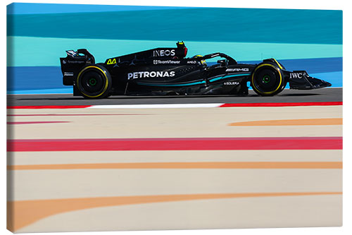 Canvas print Sir Lewis Hamilton, Bahrain GP 2023 I