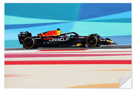 Sticker mural Max Verstappen, Red Bull Racing RB19, Bahrain GP II