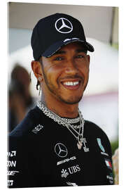 Stampa su vetro acrilico Lewis Hamilton during Australian GP 2020