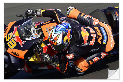 Selvklebende plakat Brad Binder, Red Bull KTM Factory, San Marino GP 2023