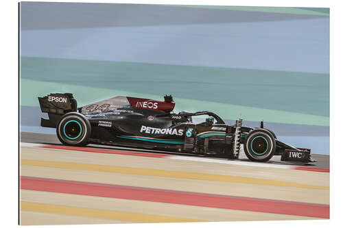 Galleritryk Lewis Hamilton, Mercedes W12, Bahrain GP 2021