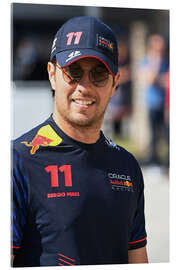 Stampa su vetro acrilico Sergio Perez, Red Bull Racing, during Bahrain GP 2023