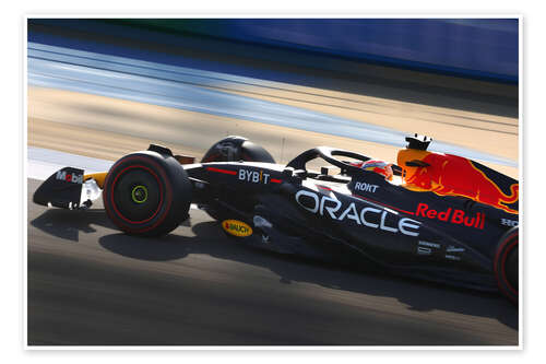 Póster Max Verstappen, Red Bull Racing RB19, Bahrain GP 2023 II