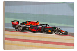 Hout print Sergio Perez, Red Bull Racing RB16B, Bahrain GP 2023 I