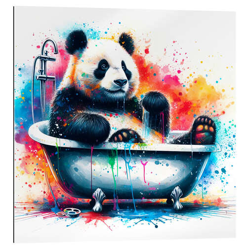 Galleriprint Panda bear in the bathtub