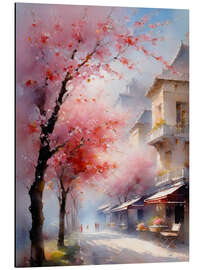 Magnettafel Frühling am Park