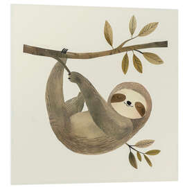 Tableau en PVC Sloth in the tree