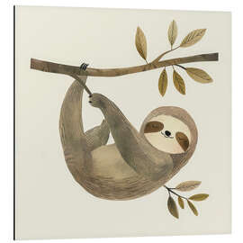 Magnettafel Faultier im Baum