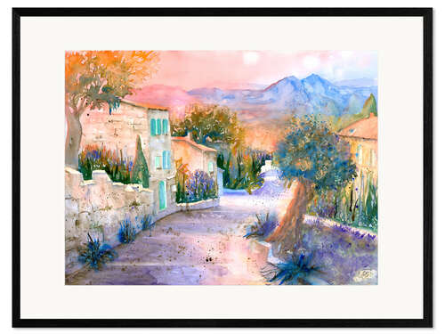 Framed art print Provence Morning Mood in Eygalières