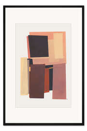 Gerahmter Kunstdruck Abstract Forms