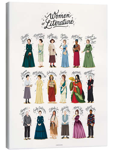 Quadro em tela Women of Literature