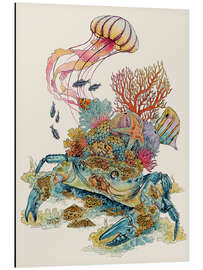 Magnettafel Mit der Flut gehen