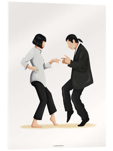 Acrylic print Pulp Fiction Dance