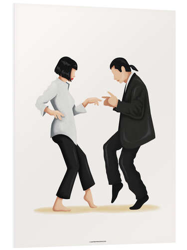 Tableau en PVC Pulp Fiction Dance