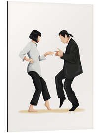 Magnettafel Pulp Fiction Tanz