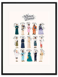 Gerahmter Kunstdruck Women of Science