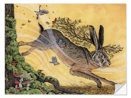 Autocolante decorativo Autumn Wind - Léa Chaillaud