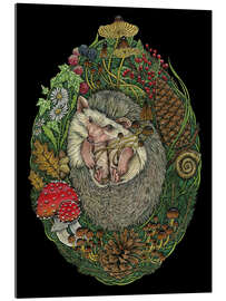 Acrylglasbild Während du schliefst - Léa Chaillaud