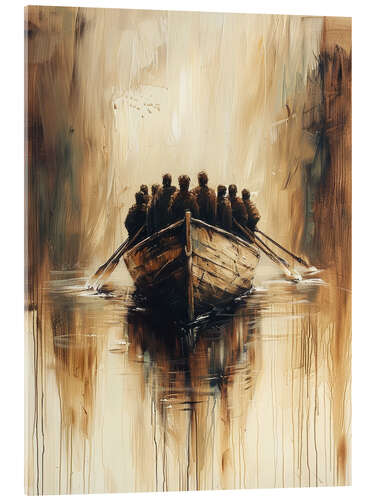 Acrylglas print Sailing with the Savior