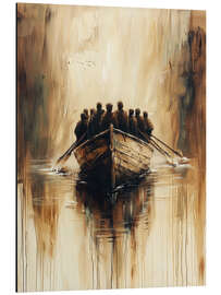 Aluminium print Sailing with the Savior