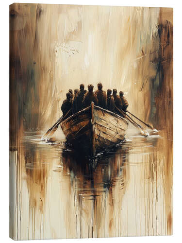 Lienzo Sailing with the Savior