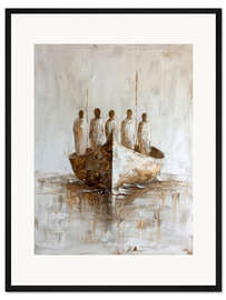 Gerahmter Kunstdruck Segeln in die Gelassenheit