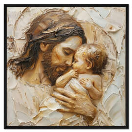 Gerahmter Kunstdruck Geschenk des Lebens