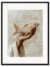 Ingelijste kunstdruk The Savior's Gift