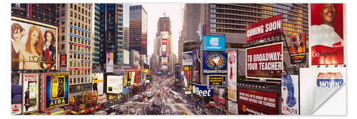 Naklejka na ścianę Dusk, Times Square, New York, USA