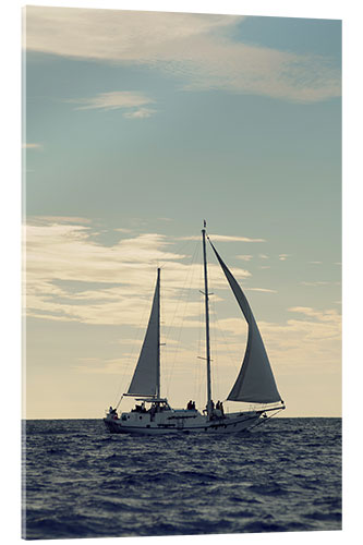 Akryylilasitaulu Boat in the Pacific Ocean, Gulf Of Papagayo, Costa Rica