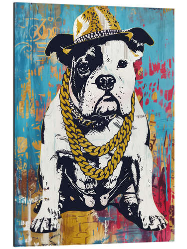 Aluminiumsbilde American gangster rapper Bulldog