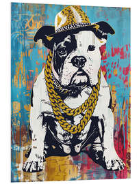 Foam board print American gangster rapper Bulldog