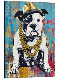 Magnettafel Amerikanische Gangster Rapper Bulldogge