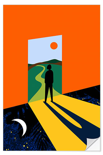 Sticker mural The Path Ahead
