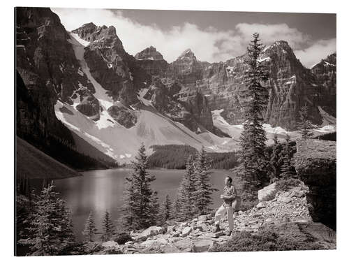 Quadro em alumínio 1960s at Moraine Lake, Banff National Park, Canada