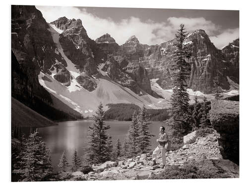 PVC print 1960s at Moraine Lake, Banff National Park, Canada